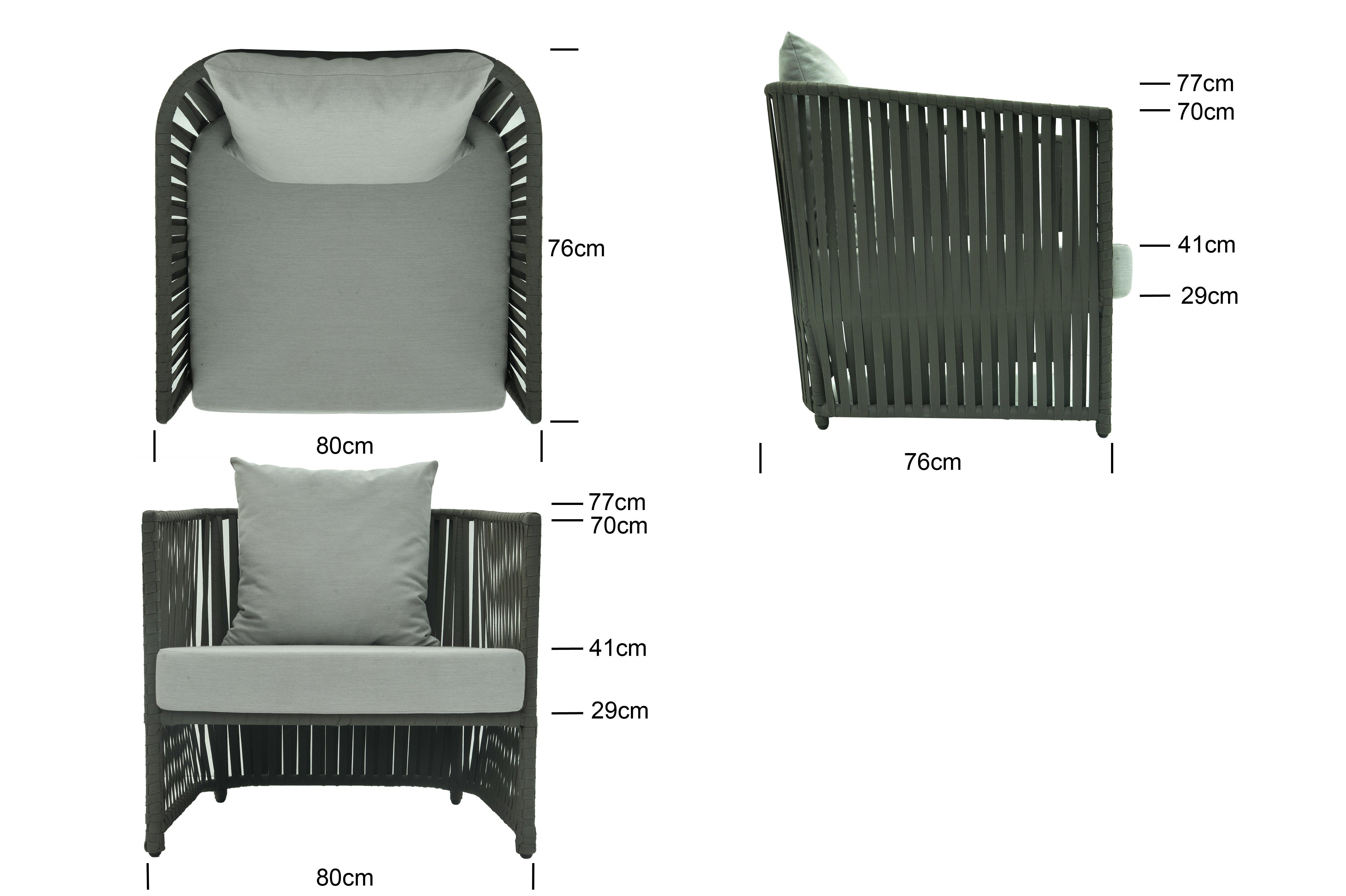 Skyline Milano Outdoor Armchair