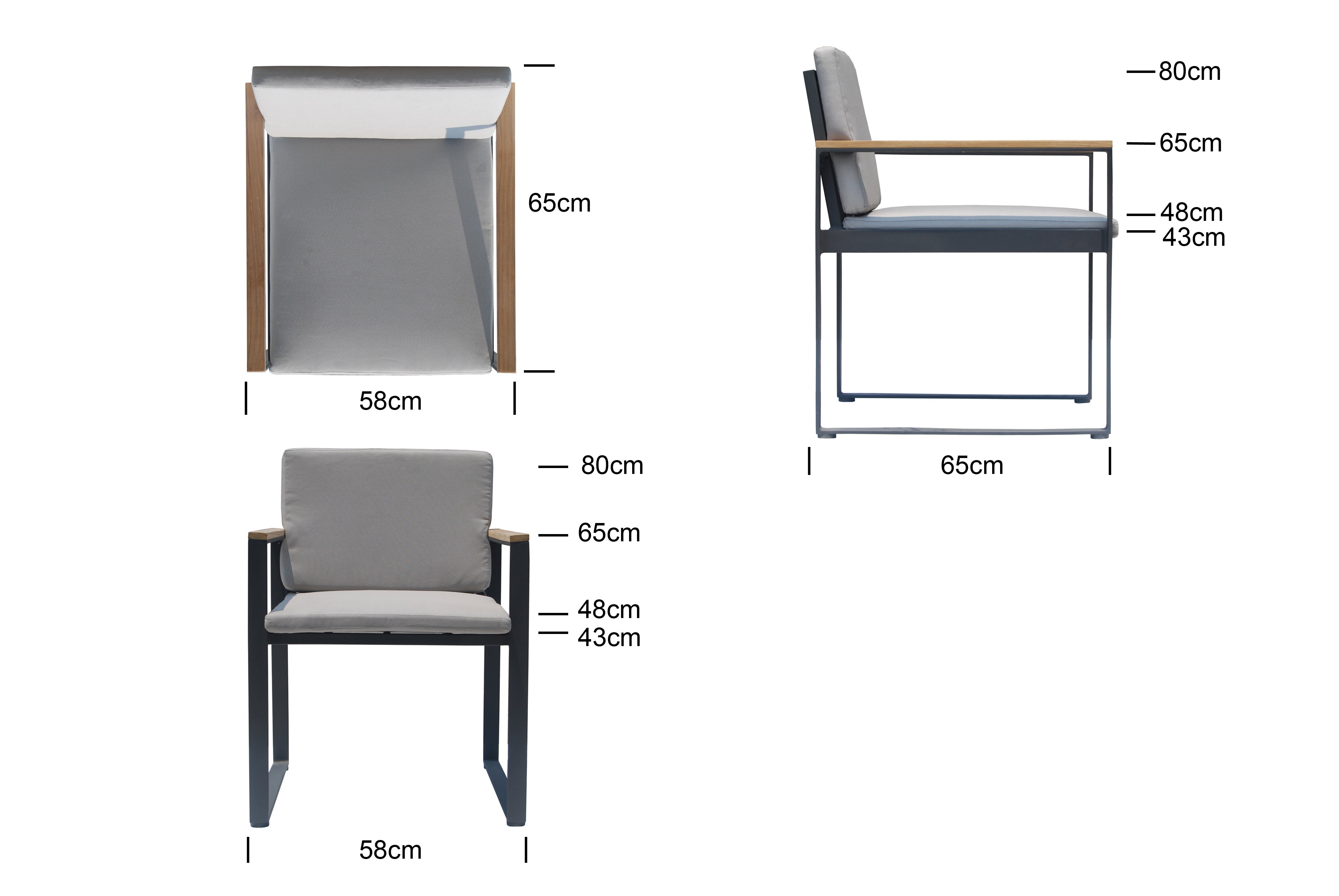 Luxury Skyline Taymar Outdoor Dining Chair